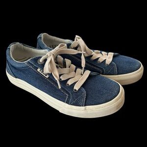 Taos size 8 Blue Denim Plim Soul Sneakers Shoes Casual
